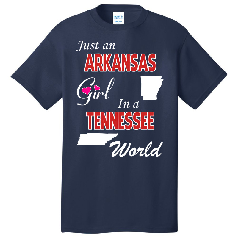 Arkansas - Tennessee Basic T-shirt by ternacanuda | Artistshot