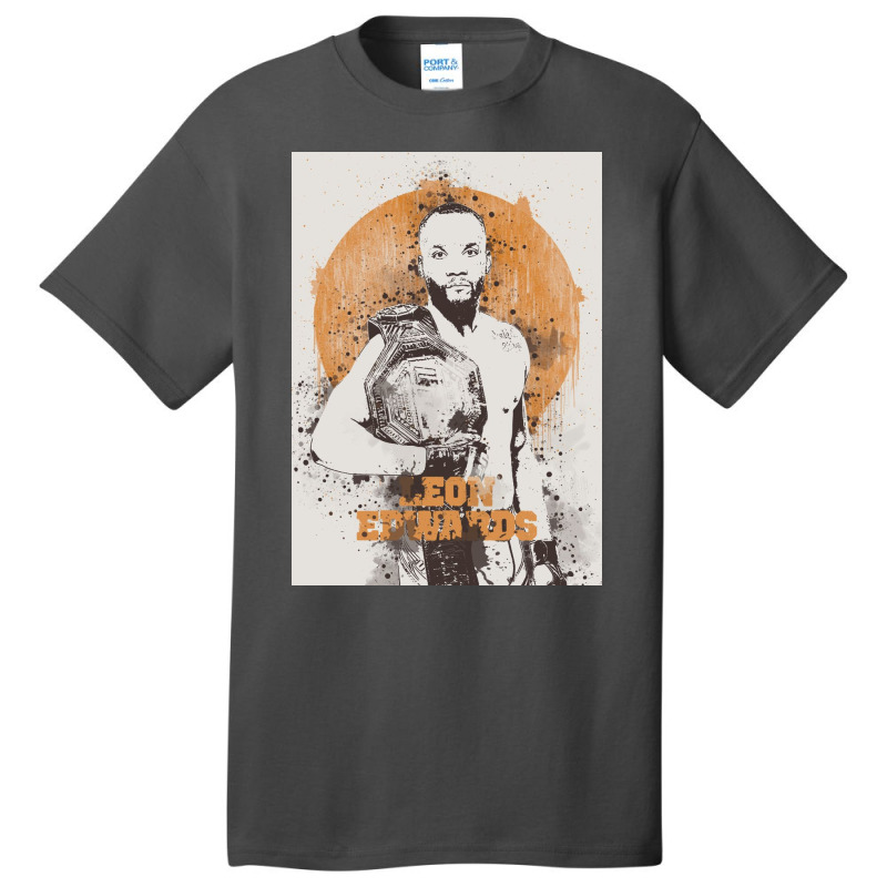 Leon Edwards Painting Art Basic T-shirt | Artistshot