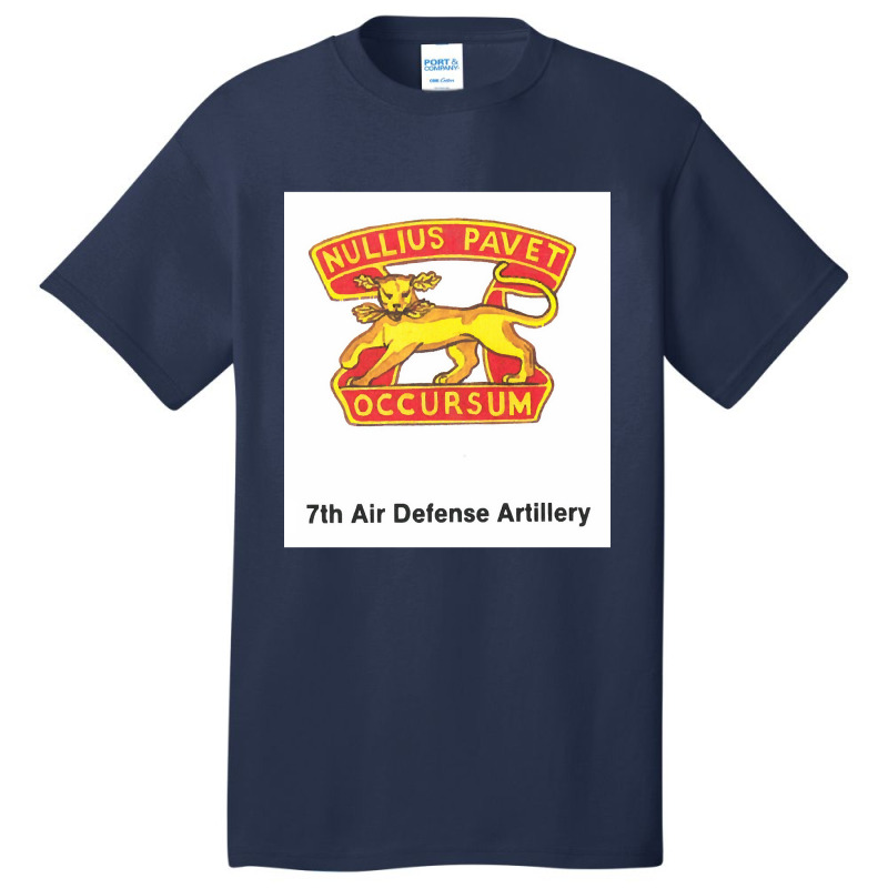 7th Air Defense Artillery (left Version) Basic T-shirt | Artistshot