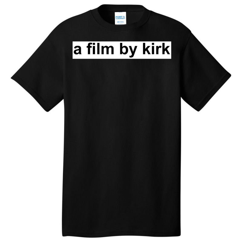 Of A By Kirk Black Font Poster Girl Basic T-shirt | Artistshot