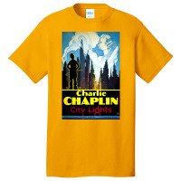 Charlie Chaplin, City Lights, 1931 Theatrical Release Poster Classic S Basic T-shirt | Artistshot