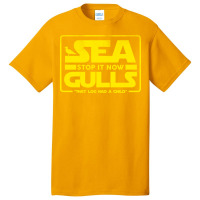 Seagulls Stop It Nature Retro Basic T-shirt | Artistshot