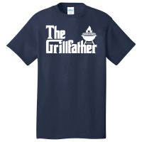 Trending Mens The Grillfather Grilling Grill Father Dad Grandpa Bbq Basic T-shirt | Artistshot