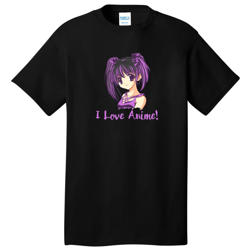 I Love Anime (2) Basic T-shirt | Artistshot