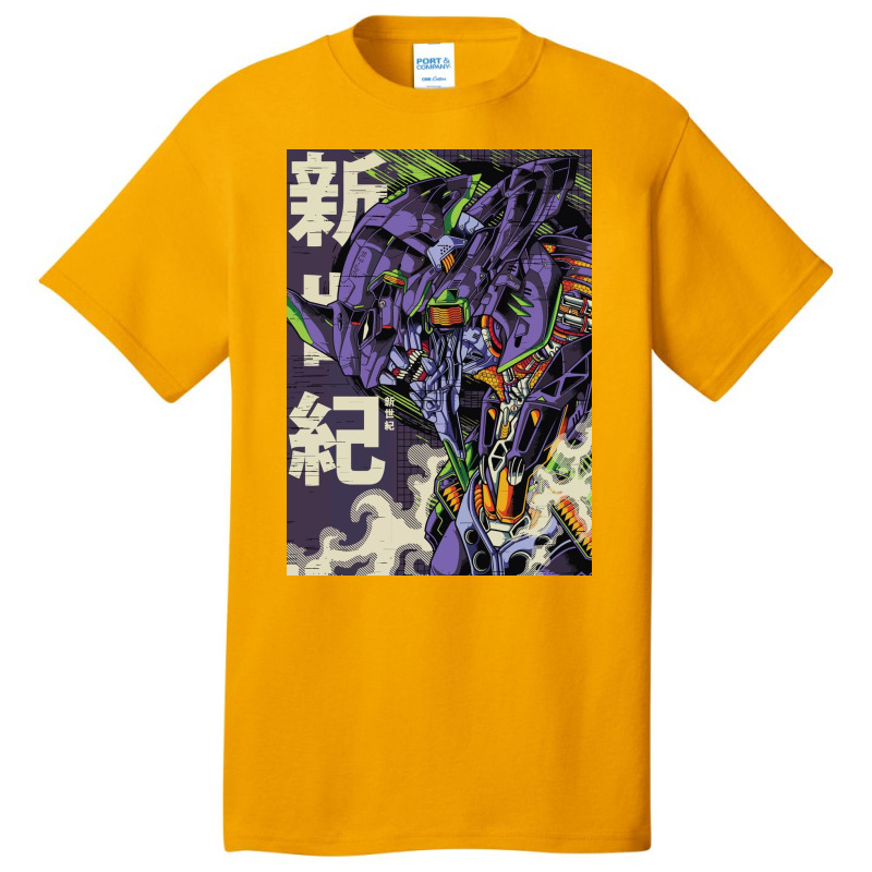 Eva Unit 01 Basic T-shirt by chancedon | Artistshot