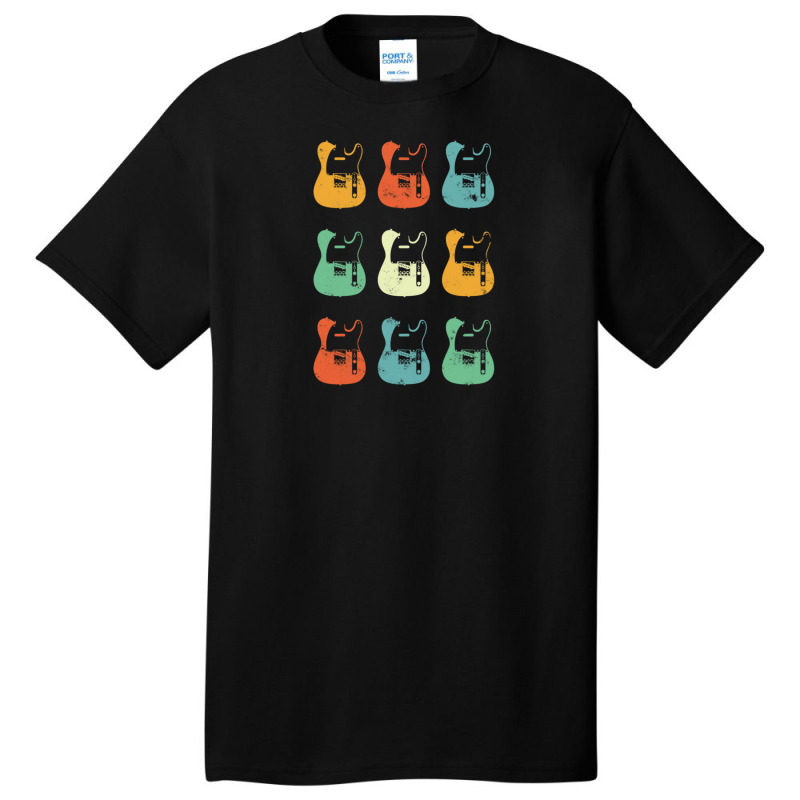 Tstyle Electric Guitar Bodies Retro Theme Basic T-shirt | Artistshot