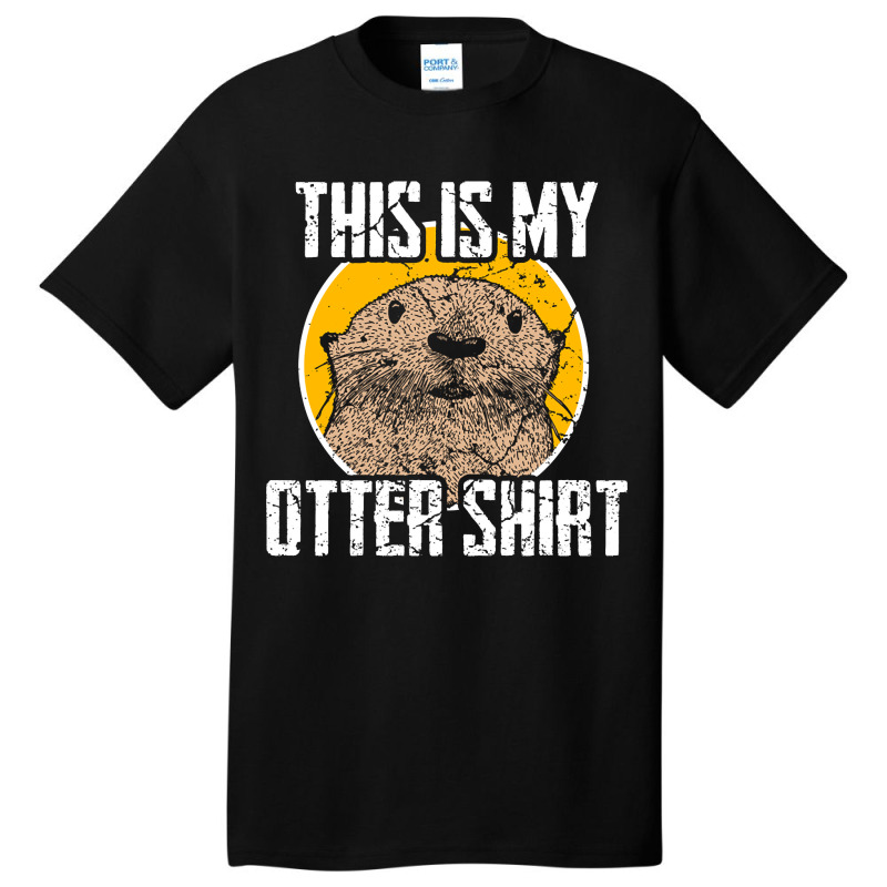 Limited Edition Otter Basic T-shirt by fenderbendable | Artistshot