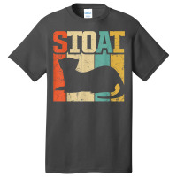 Vintage Stoat Short-tailed Weasel Ermine Basic T-shirt | Artistshot