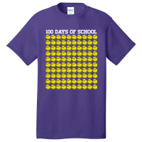 100th Day Student Boys Girls Baseball 100 Days Of School-6w3qs Basic T-shirt | Artistshot