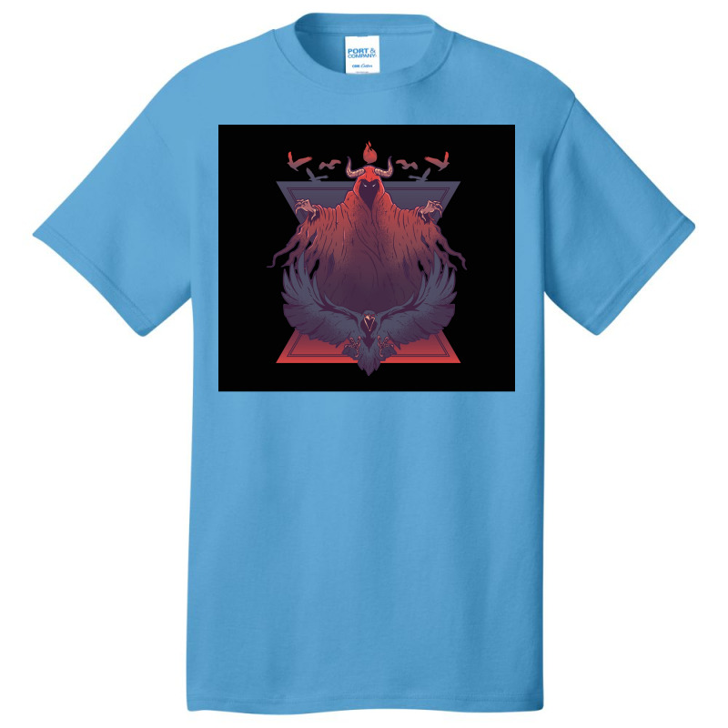 Demon Ravens  70s Blue Basic T-shirt | Artistshot