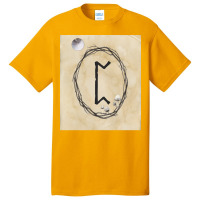 Perthro Rune Elder Futhark Norse Runes Alphabet  80s Travel Basic T-shirt | Artistshot