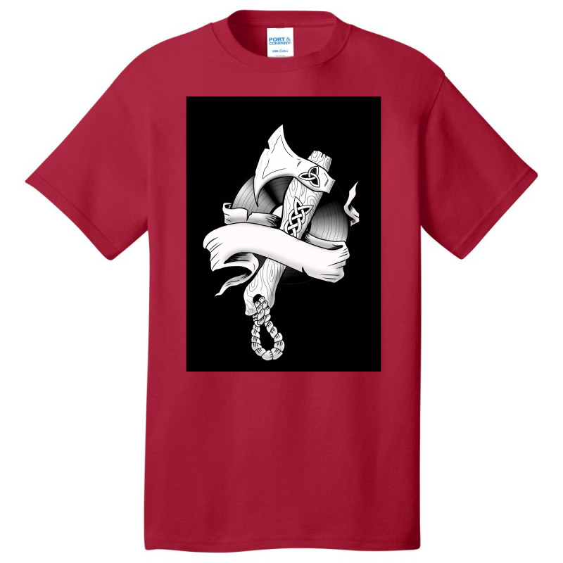 Viking Ax Music  Aesthetic Cute Basic T-shirt | Artistshot