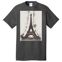 Paris Eiffel Landmark Basic T-shirt | Artistshot