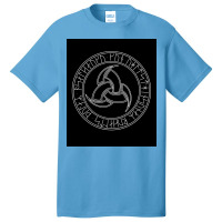 Viking Triskelion Norse Triskel Or Triskele  Cool 80s Basic T-shirt | Artistshot