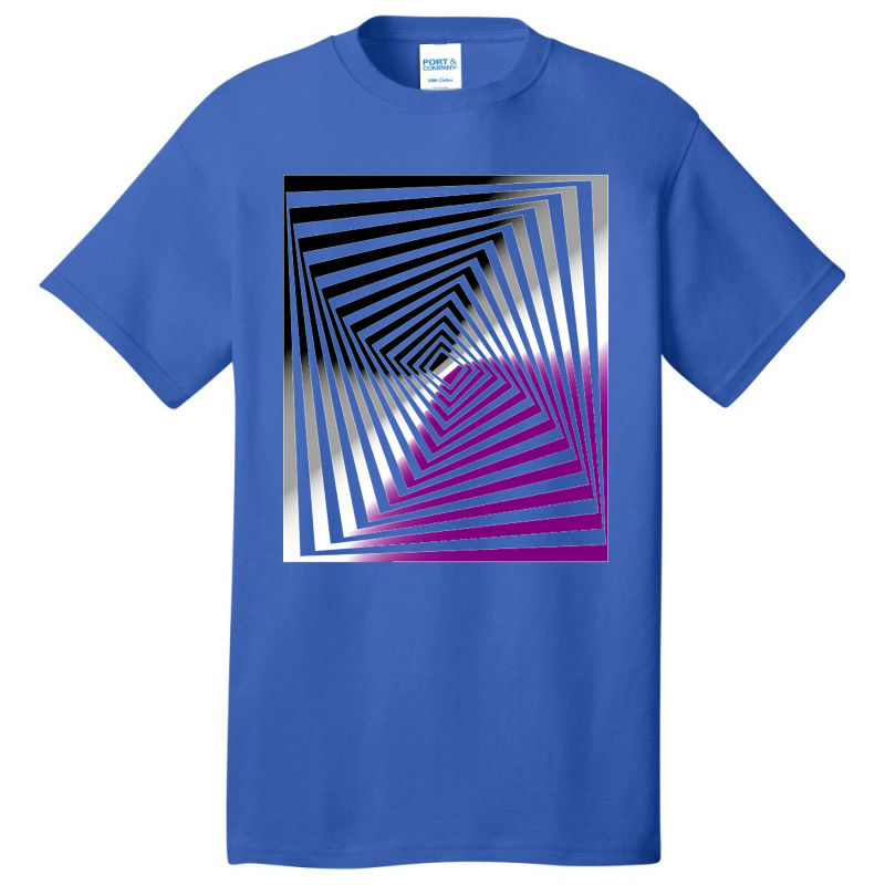 Optical Illusion Art, Asexual Illusion Art Basic T-shirt by cryingfamilies16 | Artistshot