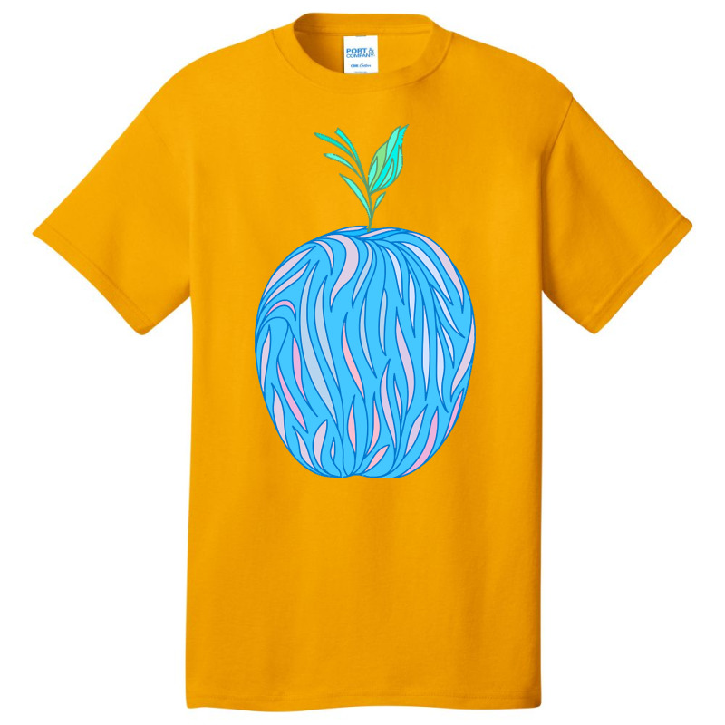 Blue Apple Basic T-shirt by dealgummy642 | Artistshot