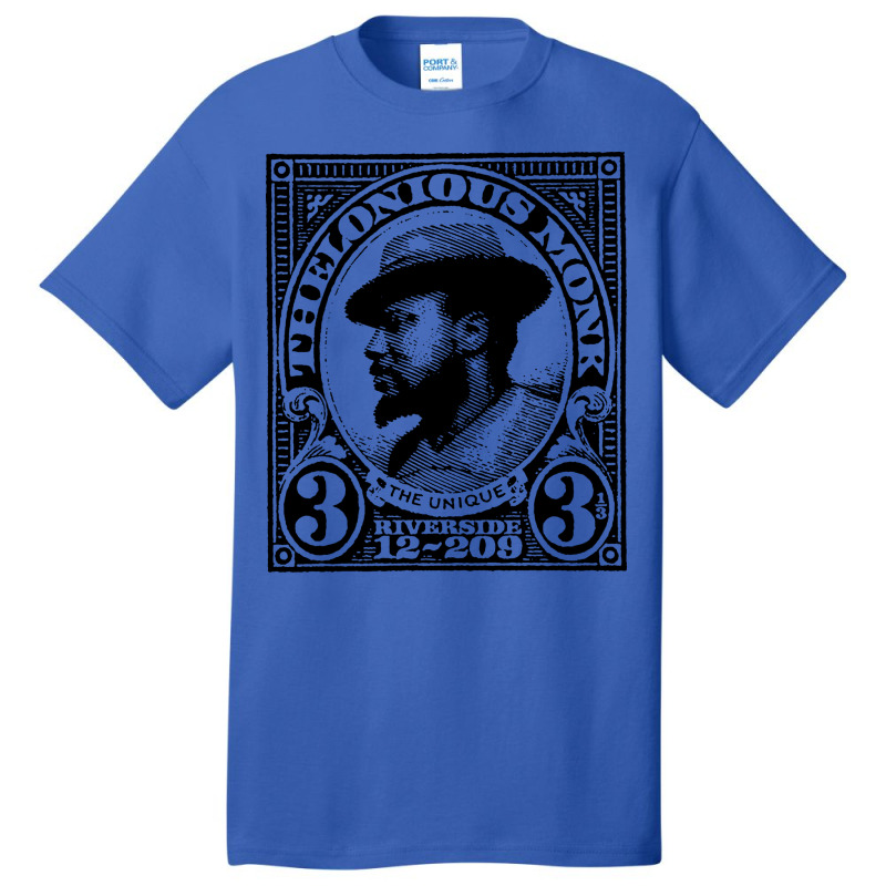 The Unique Thelonious 70s Blue Basic T-shirt | Artistshot