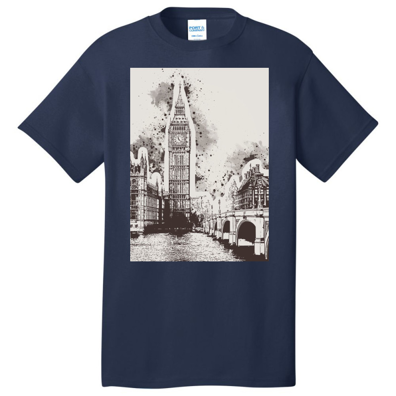 London Painting Art Basic T-shirt | Artistshot