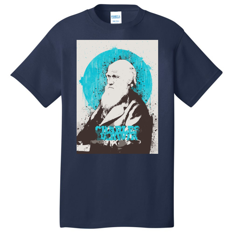 Charles Darwin Painting Art Basic T-shirt | Artistshot