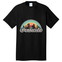 Pensacola City Retro Basic T-shirt | Artistshot