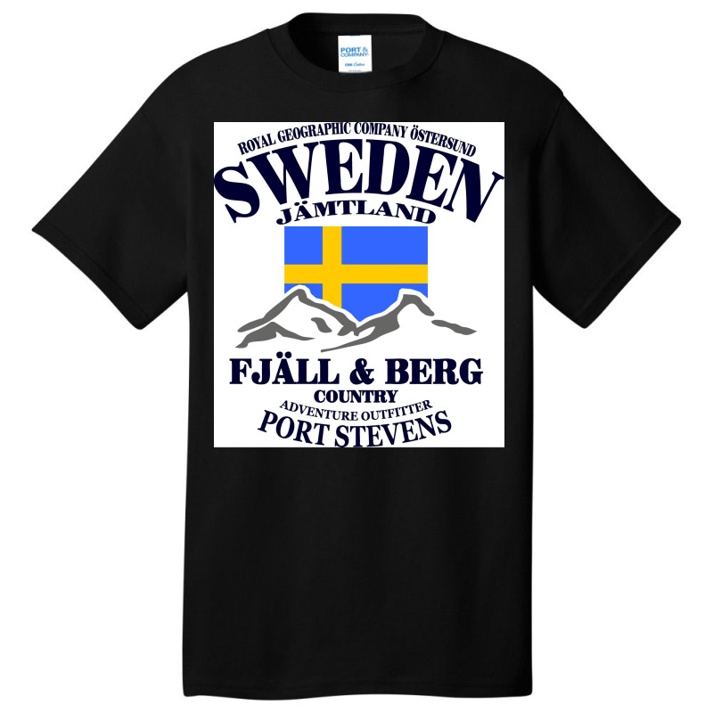 Sweden Fjll Amp Berg  Red Basic T-shirt | Artistshot