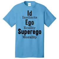 Id Ego Superego Instincts Reality Morality Funny Psychology Tank Top Basic T-shirt | Artistshot