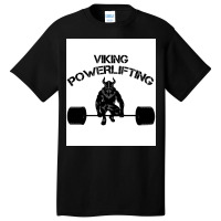 Viking Training Powerlifting Bodybuilding Fitness  80s Nostalgia Basic T-shirt | Artistshot