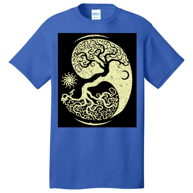 Viking Tree  Blue Travel Basic T-shirt | Artistshot