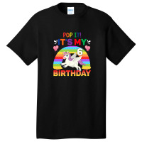 Pop It Fidget 6th Birthday Unicorn Girl Gift Basic T-shirt | Artistshot