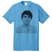 Michael Reeves Headshot Drawing Merch Online Basic T-shirt | Artistshot