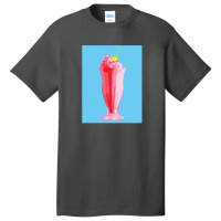 Red Milkshake Pop Art Basic T-shirt | Artistshot