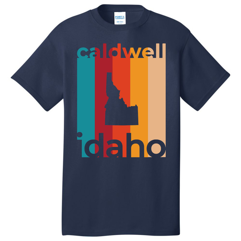 Caldwell Idaho Retro Basic T-shirt by nuanceteams169 | Artistshot