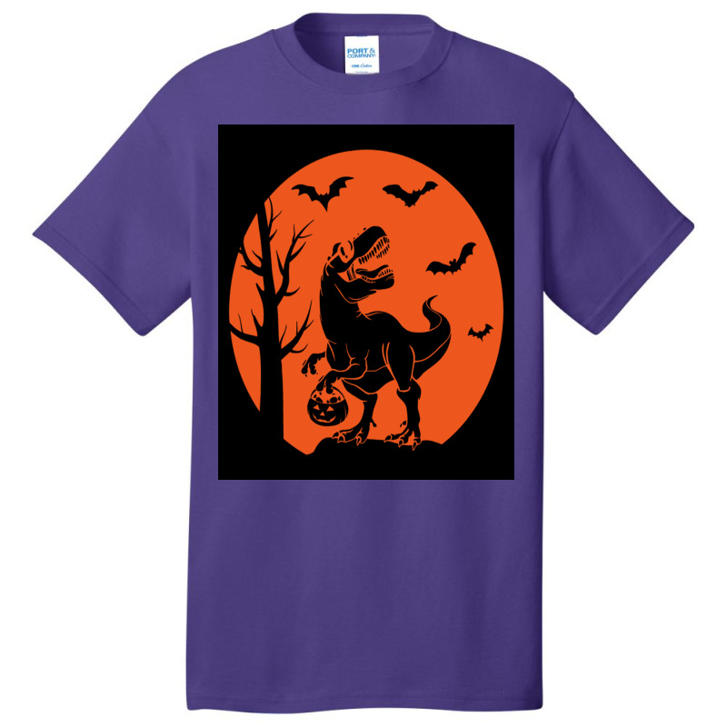 Halloween Dinosaur Tshirtkids Dinosaur Family Halloween Poster Tumblr Basic T-shirt | Artistshot