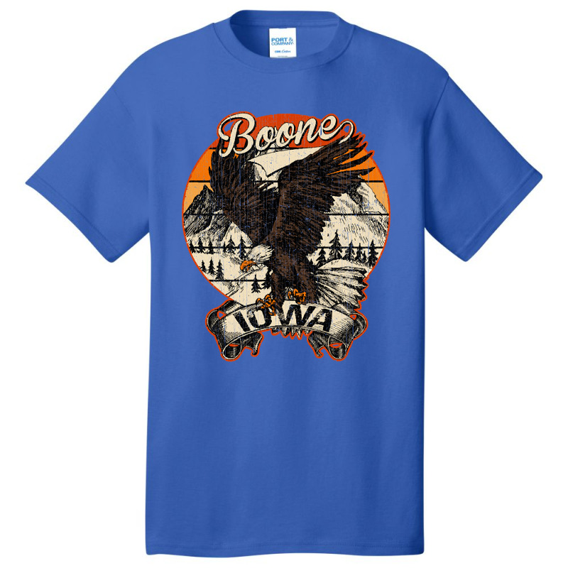 Boone Iowa Bald Eagle Retro Vintage Aesthetic Basic T-shirt | Artistshot