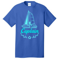 Captain Sailing Ship Sailboat Basic T-shirt | Artistshot