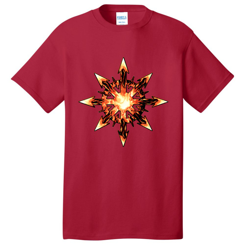 Chaos Wheel Fire Basic T-shirt by fencevaudeville14 | Artistshot