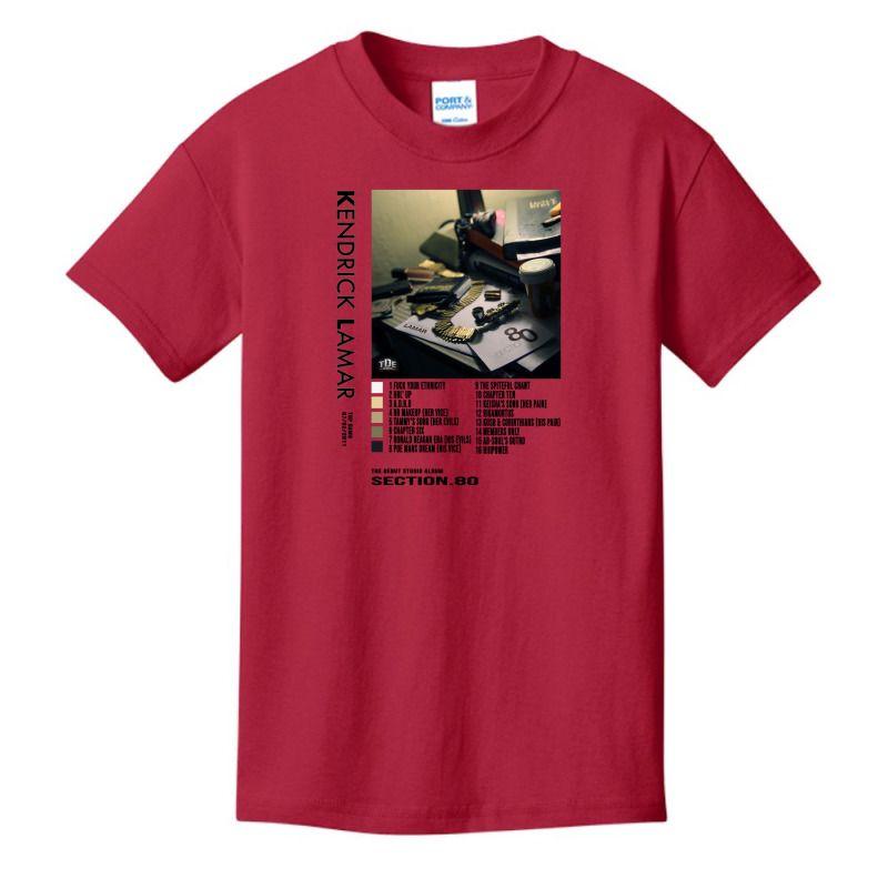 Kendrick Lamar - Section.80 Basic Youth T-shirt by BLAVK | Artistshot