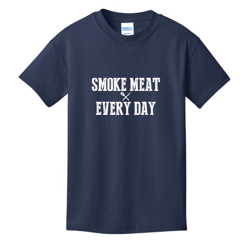 Funny Bbq Smoker Accessory Pitmaster Dad Grilling Gift Men Basic Youth T-shirt by JamesArtists | Artistshot