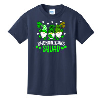 Funny Time For Shenanigans Squad St Patrick's Day Gnomes T Shirt Basic Youth T-shirt | Artistshot