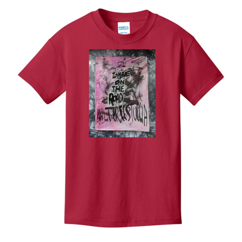 Hot Trend Zombie On The Road The Book Basic Youth T-shirt by declangreenwood | Artistshot