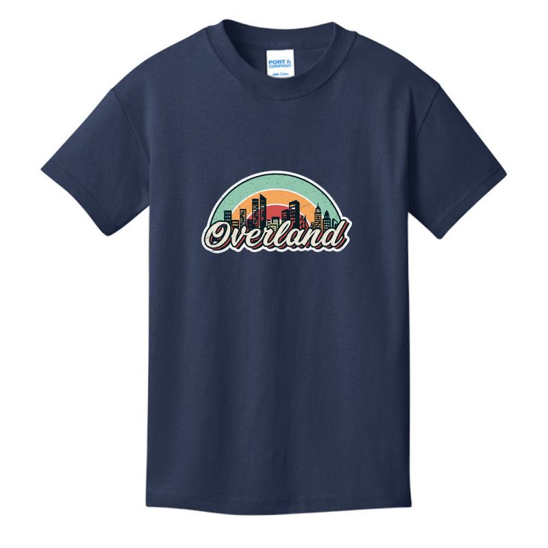 Overland City Retro Basic Youth T-shirt by cubicgetting01 | Artistshot