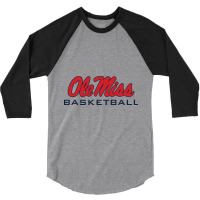 Ole Miss Rebels Basketball 3/4 Sleeve Shirt | Artistshot