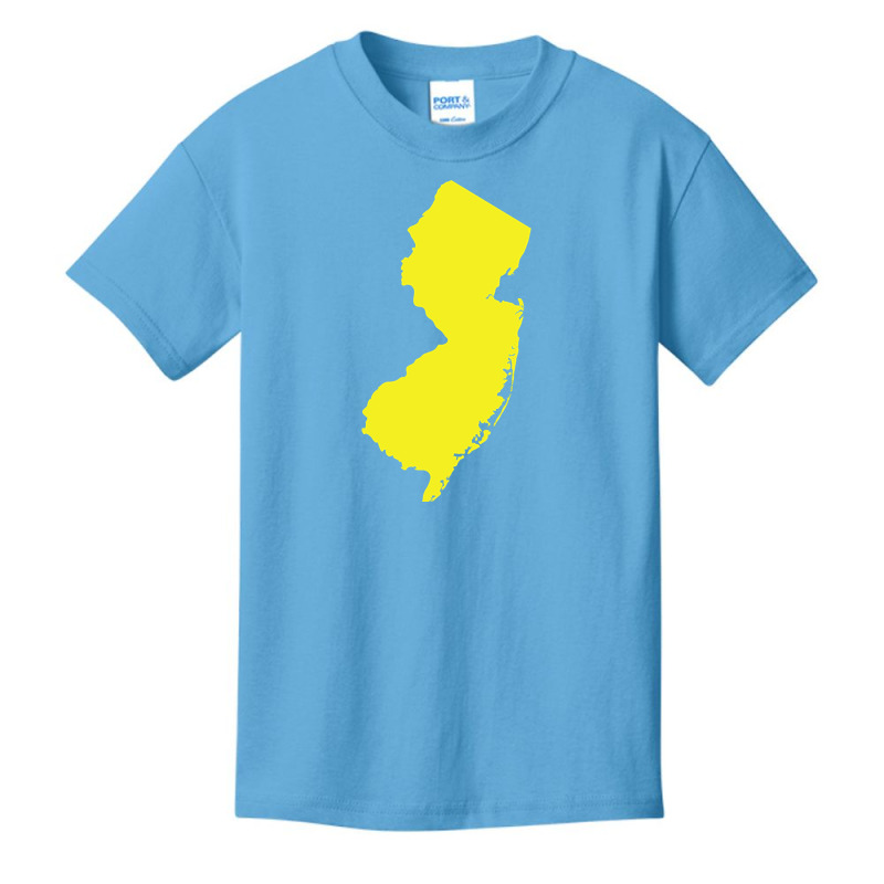 New Jersey Yellow Basic Youth T-shirt by mrbigzeroht | Artistshot