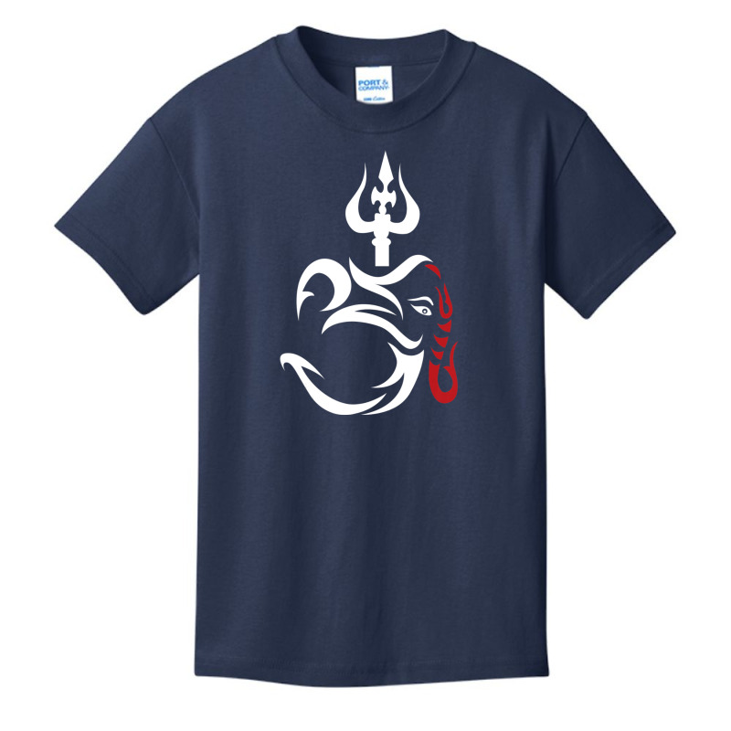 Limited Edition Om-ganesha And Lord Shiva Divine Trident Trishul Basic Youth T-shirt by yumgaugeteuda | Artistshot