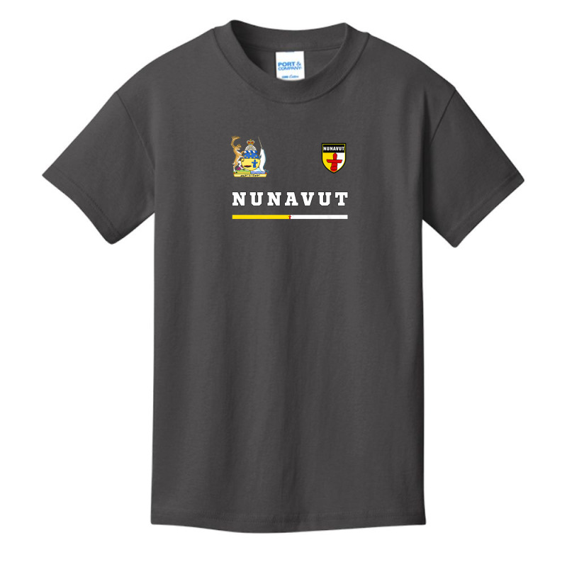 Nunavut Soccer/sports Flag National Pride Gift Basic Youth T-shirt by martiamuracit | Artistshot