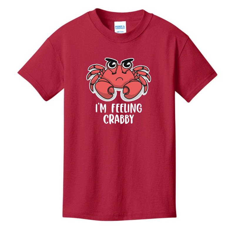 I'm Feeling Crabby Cute Kawaii Basic Youth T-shirt | Artistshot