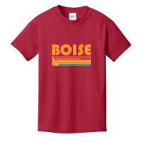 Boise Idaho Vintage Distressed Souvenir-1hzkn Basic Youth T-shirt | Artistshot