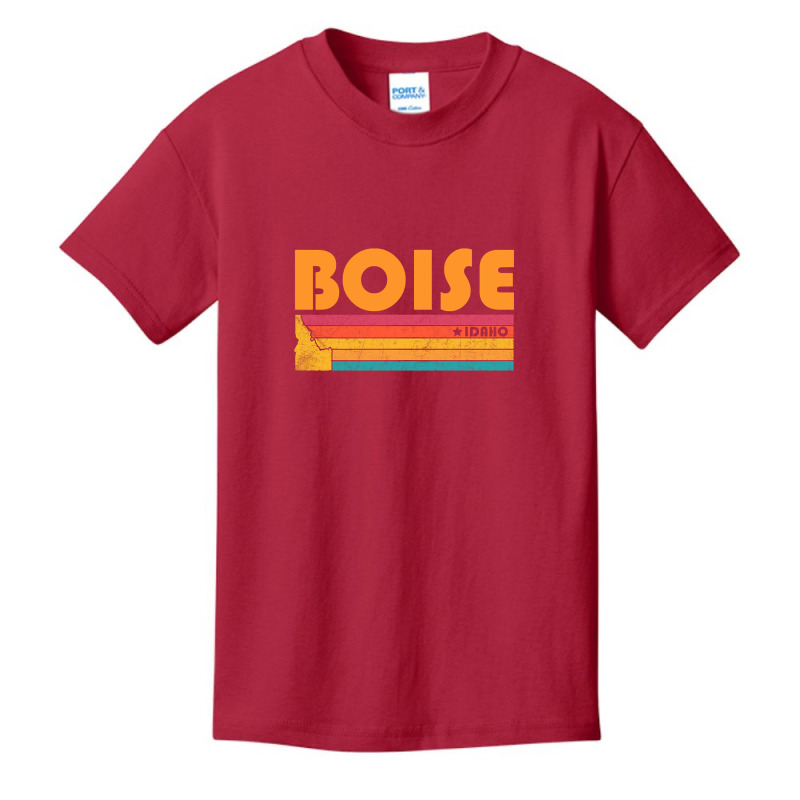 Boise Idaho Vintage Distressed Souvenir-1hzkn Basic Youth T-shirt | Artistshot