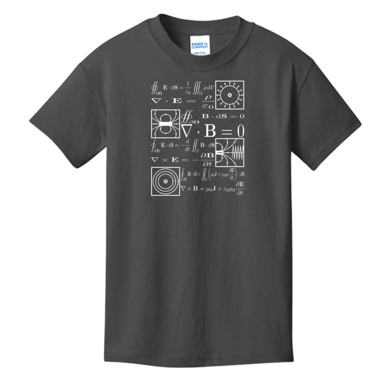 Maxwell's Equations Basic Youth T-shirt by KristyReneSeaton | Artistshot