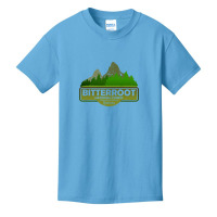 Bitterroot National Forest Mt State, Montana Usa, Nature Landscape Basic Youth T-shirt | Artistshot